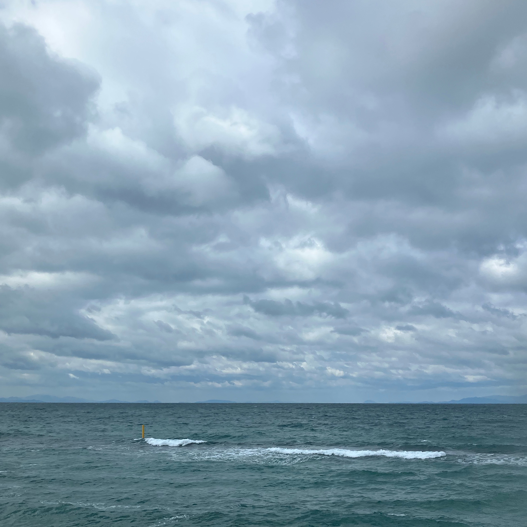 散骨,海洋散骨,瀬戸内海,春霞